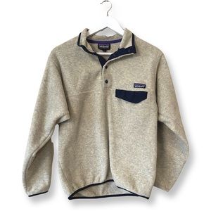 Patagonia Mens Lightweight Synchilla Snap Fleece Pullover Small